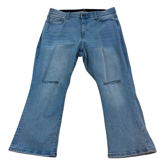 Lularoe Jeans Womens Size 36 Magic Waist Stretch Medium Wash Blue Denim L-162152 - Picture 1 of 12